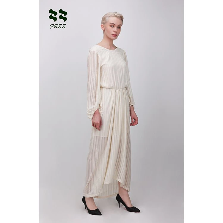Boat Neck Evening Summer Dress Deep V Neck Back